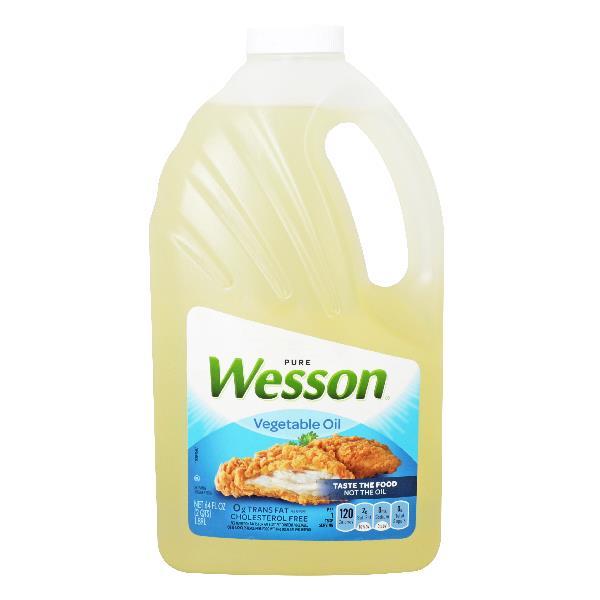 Wesson Vegetable Oil 64 Fluid Ounce - 9 Per Case.