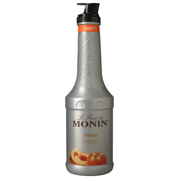 Monin Peach Puree 1 Liter - 4 Per Case.