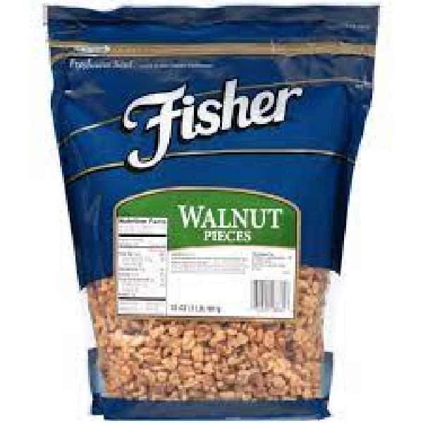 Fisher Walnut Nugget Pieces 32 Ounce Size - 3 Per Case.