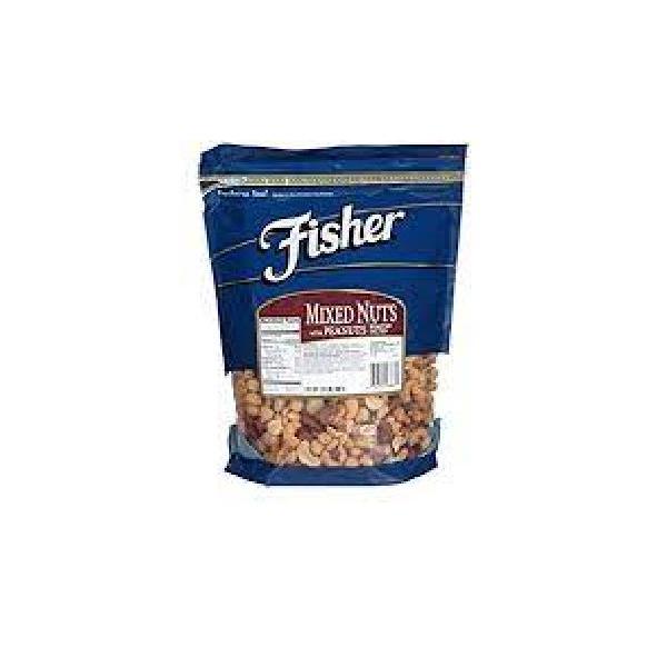 Fisher Fancy Mix With Peanuts 32 Ounce Size - 3 Per Case.