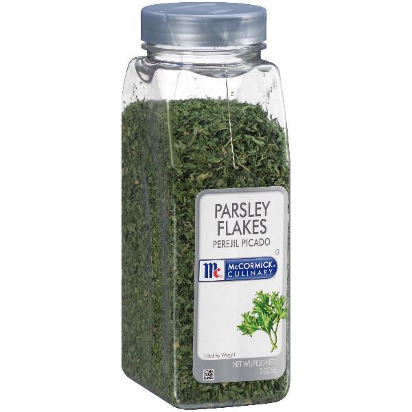 Mccormick Culinary Parsley Flakes 2 Ounce Size - 6 Per Case.