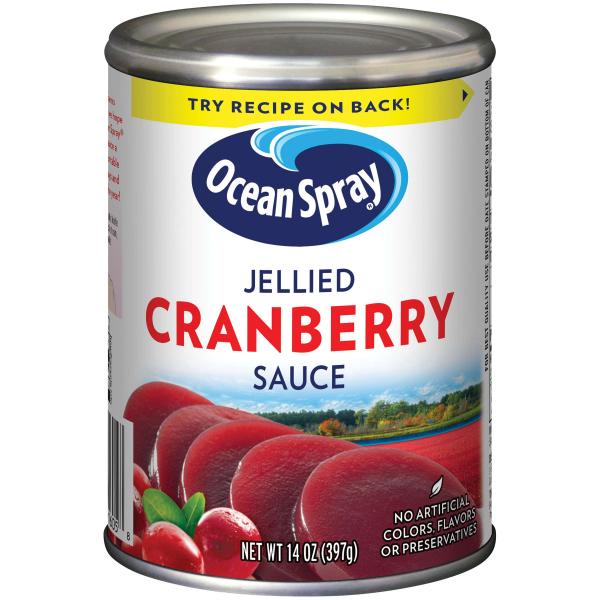Jellied Cranberry Sauce 14 Ounce Size - 24 Per Case.