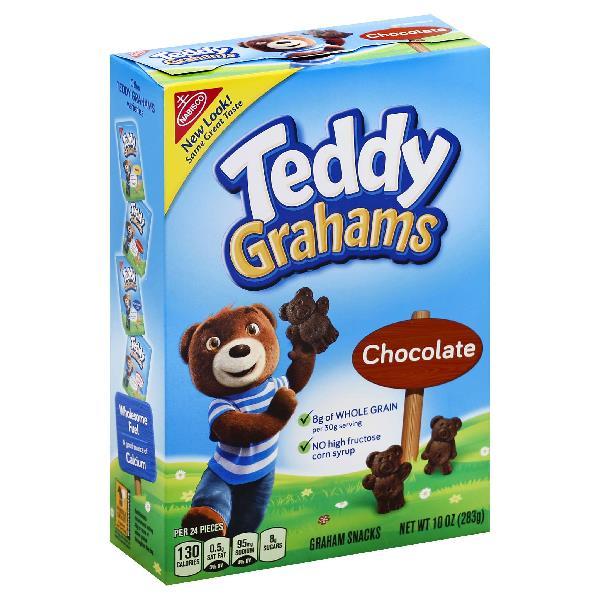 Teddy Grahams Chocolate 10 Ounce Size - 6 Per Case.