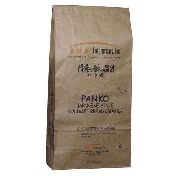 Panko All Natural Extra Large Grind Japanese Bread Crumbs Trans Fat Non Gmo 20 Pound Each - 1 Per Case.