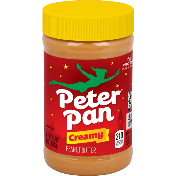 Peter Pan Peanut Butter Creamy 16.3 Ounce Size - 12 Per Case.