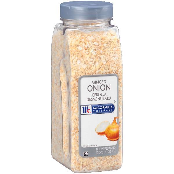 Mccormick Culinary Minced Onions 17 Ounce Size - 6 Per Case.