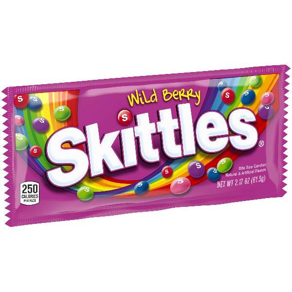 Skittles Wild Berry Singles Per 2.17 Ounce Size - 360 Per Case.