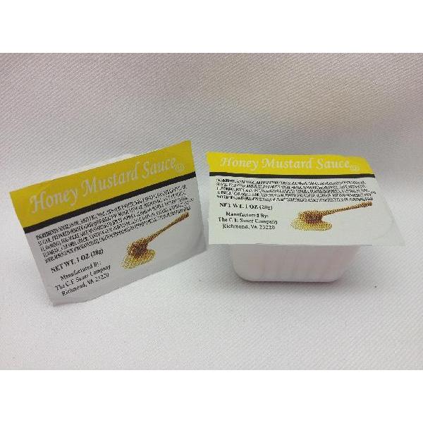 Mustard Honey Cup 1 Ounce Size - 6.244 Pound Per Case.