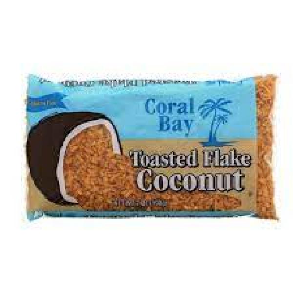 Coral Bay Toasted Flake Coconut 4.5 Kg - 1 Per Case.