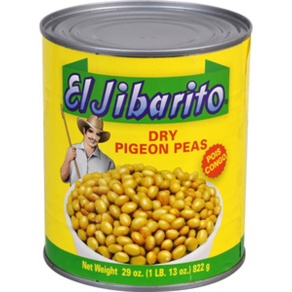 El Jibarito Dry Pigeon Peas 29 Ounce Size - 12 Per Case.