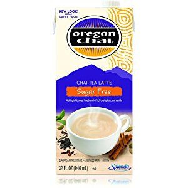 Oregon Chai Beverage Chai Tea Sugar Free Original 32 Fluid Ounce - 6 Per Case.