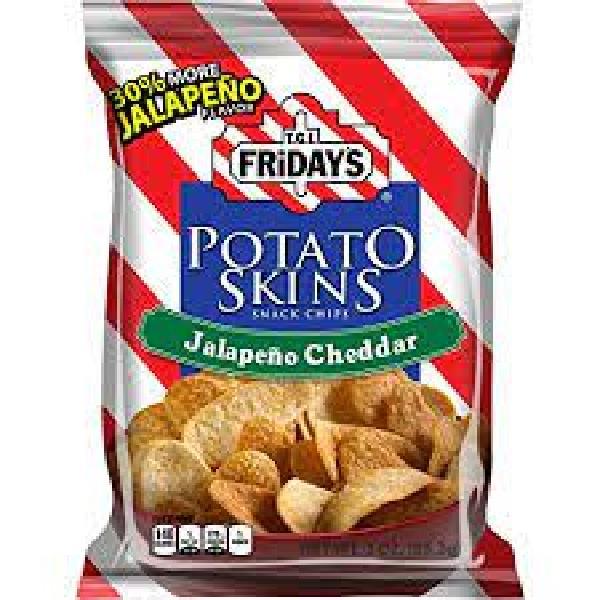 Tgif Jalapeno Cheddar Potato Skins 3 Ounce Size - 6 Per Case.