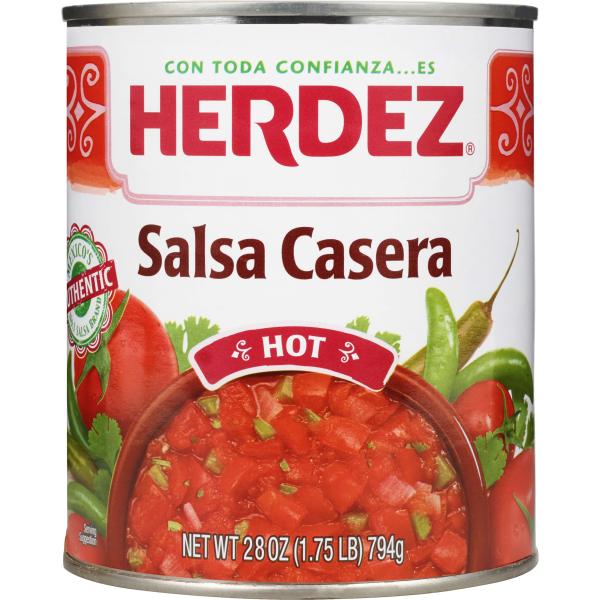 Herdez Salsa Casera 28 Ounce Size - 12 Per Case.
