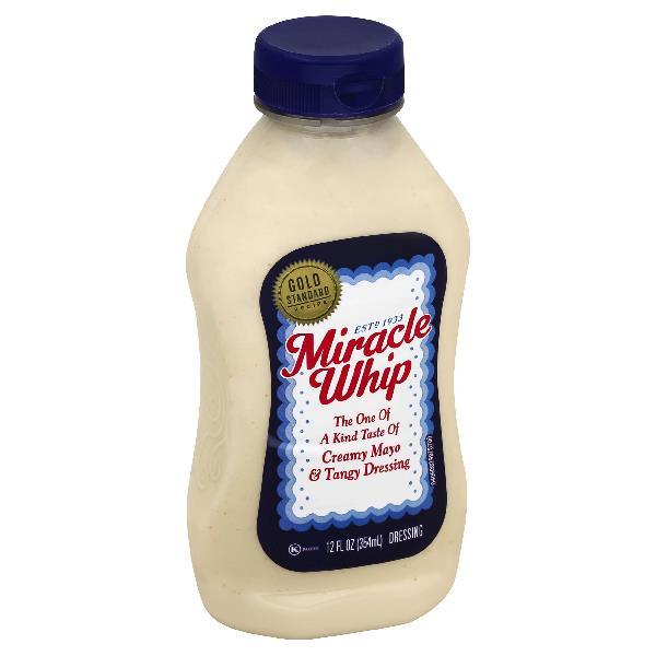 Miracle Whip Squeeze , 12 Fluid Ounce - 12 Per Case.