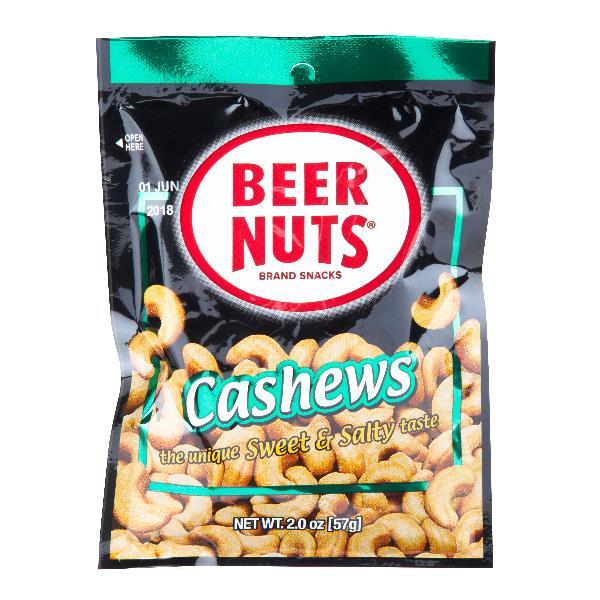 Beer Nuts Midsize Cashew Bag Caddy 2 Ounce Size - 48 Per Case.