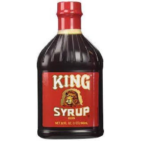 King Golden Syrup 32 Ounce Size - 12 Per Case.