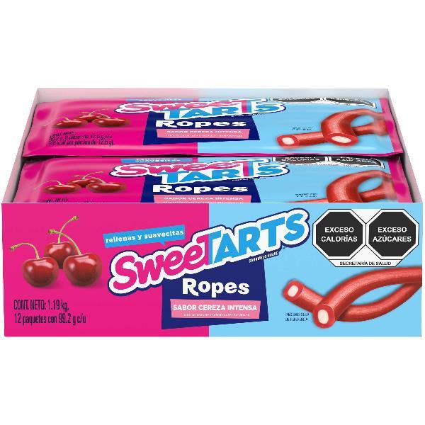 Sweetarts Cherry Punch Ropes Laydown 3.5 Ounce Size - 48 Per Case.