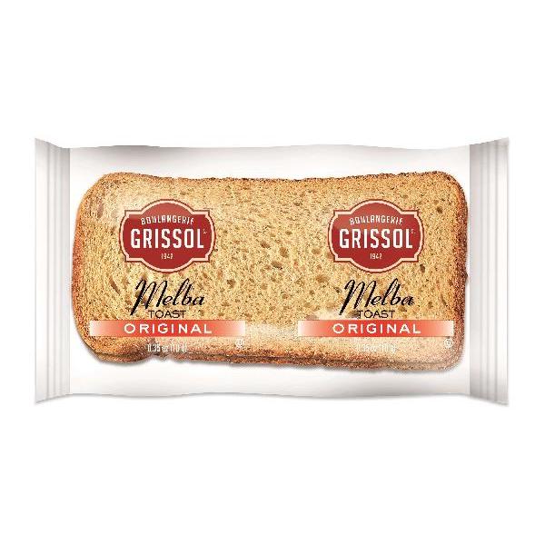 Classic Melba Toast 2 Count Packs - 320 Per Case.