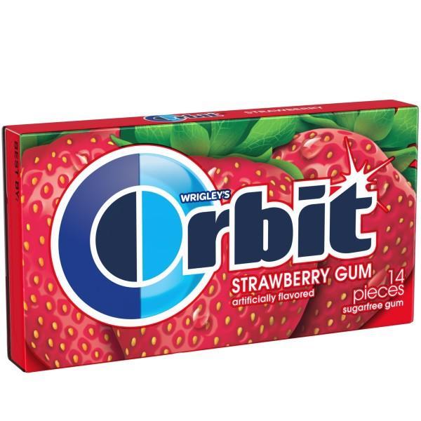 Orbit Gum Strawberry Remix Per 14 Piece - 144 Per Case.