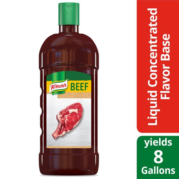 Knorr Concentrated Base Liquid Plastic Bottlebeef 32 Fluid Ounce - 4 Per Case.