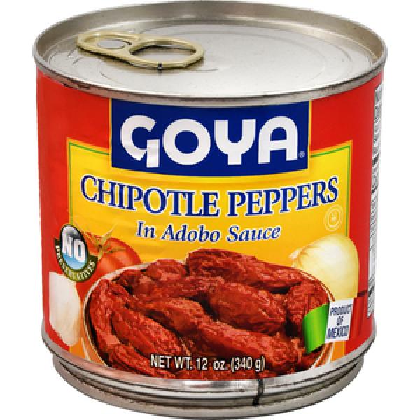 Goya Chipotle Peppers In Adobo Sauce 12 Ounce Size - 12 Per Case.
