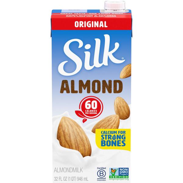 Aseptic Pure Almond Milk Original 32 Fluid Ounce - 6 Per Case.