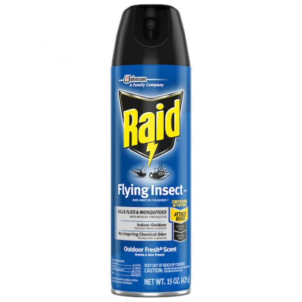 Raid Flying Insect Killer 15 Ounce Size - 12 Per Case.