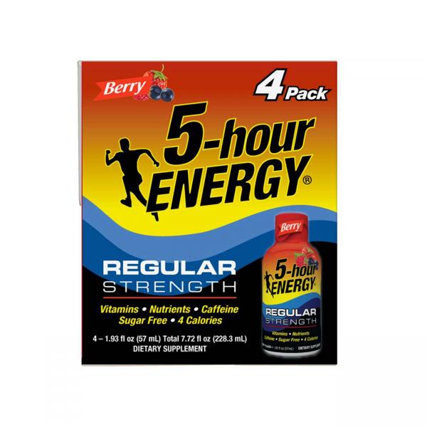 Hour Energy® Shot Regular Strength Grape 1.93 Fluid Ounce - 48 Per Case.