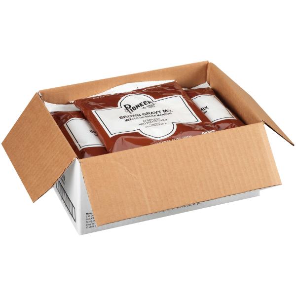 Pioneer Brown Gravy Mix 13 Ounce Size - 6 Per Case.