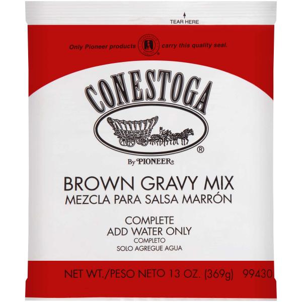 Conestoga Brown Gravy Mix 13 Ounce Size - 6 Per Case.