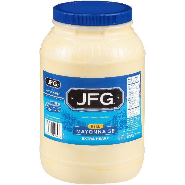 Jfg Heavy Duty Mayonnaise Plastic Jugs 1 Gallon - 4 Per Case.