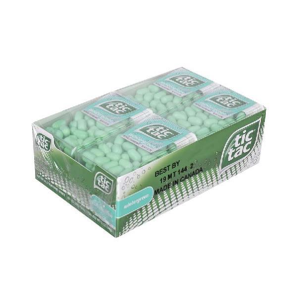 Tic Tac Txx Wintergreen 12 Count Packs - 24 Per Case.