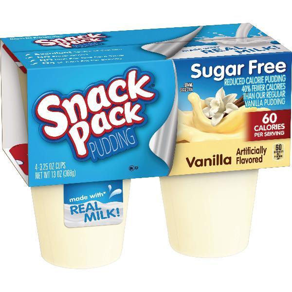 Vanilla Pudding Sugar Free 13 Ounce Size - 12 Per Case.