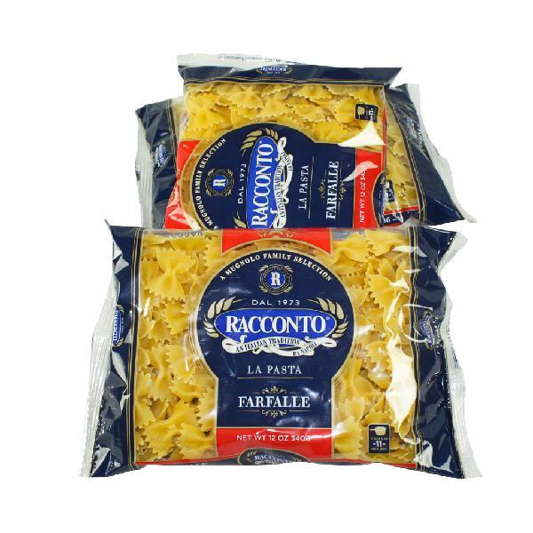 Pasta Farfalle Large Bow Ties 12 Ounce Size - 20 Per Case.