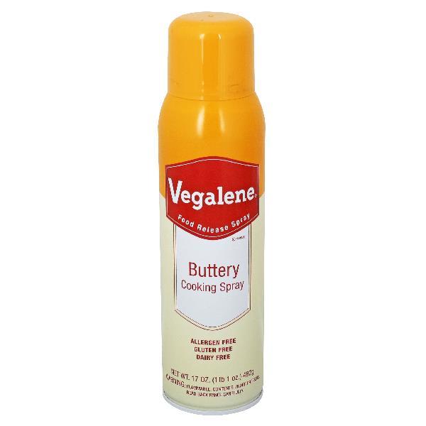 Vegalene Buttery Cooking Spray Food Release Spray 17 Ounce Size - 6 Per Case.