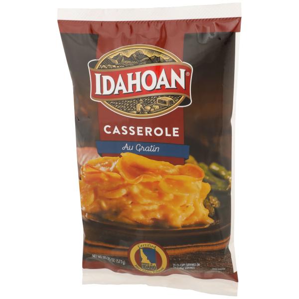 Idahoan® Slices Au Gratin Potatoes Hs 20.35 Ounce Size - 12 Per Case.