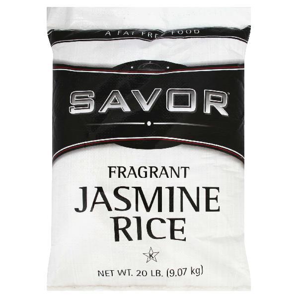 Savor Imports Rice Imported Long Grain Jasmine 20 Pound Each - 1 Per Case.