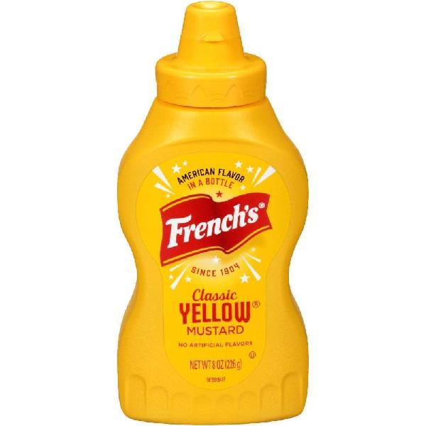 French's Yellow Mustard 8 Ounce Size - 20 Per Case.