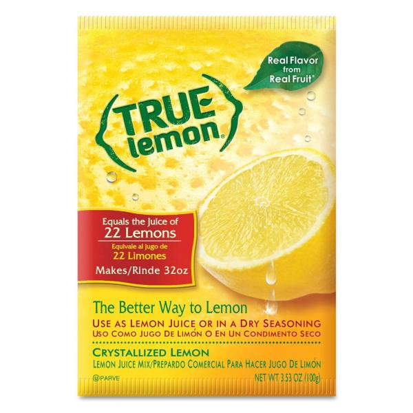True Citrus Beverage Mix True Lemon Juice 100 Grams Each - 10 Per Case.