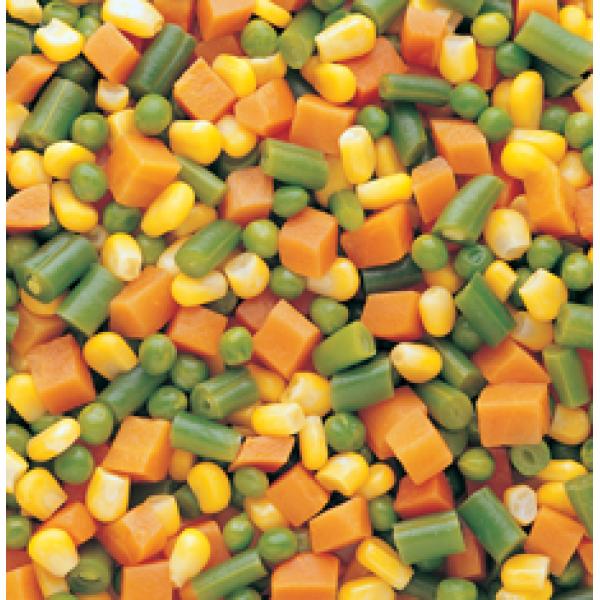 Commodity Mixed Vegetables Can 6 Count Packs - 1 Per Case.