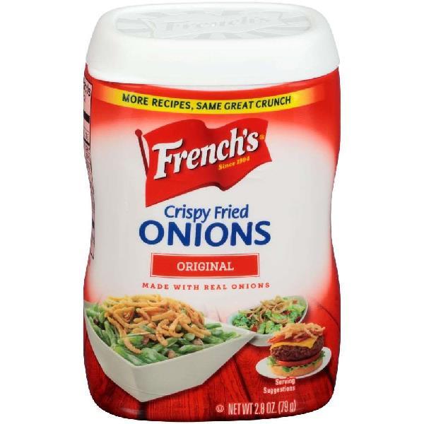 French's French Fried Onions 2.8 Ounce Size - 15 Per Case.