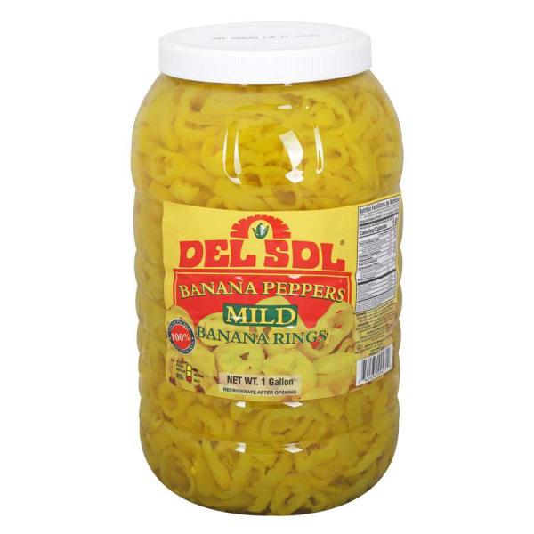 Savor Imports Pepper Banana Rings Mild Pet Ga 1 Gallon - 4 Per Case.