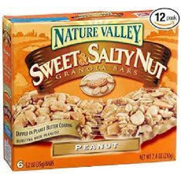 Nature Valley™ Chewy Granola Bars Sweet &salty Peanut 7.4 Ounce Size - 12 Per Case.