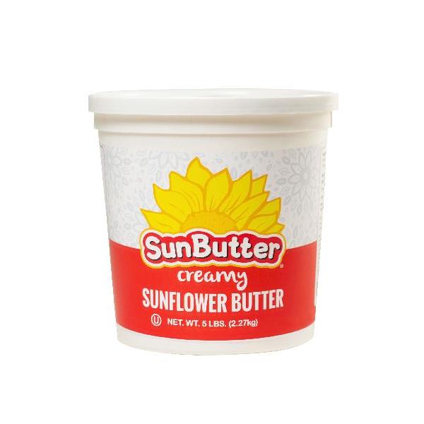 Sunbutter Creamy Tubs 5 Pound Each - 6 Per Case.