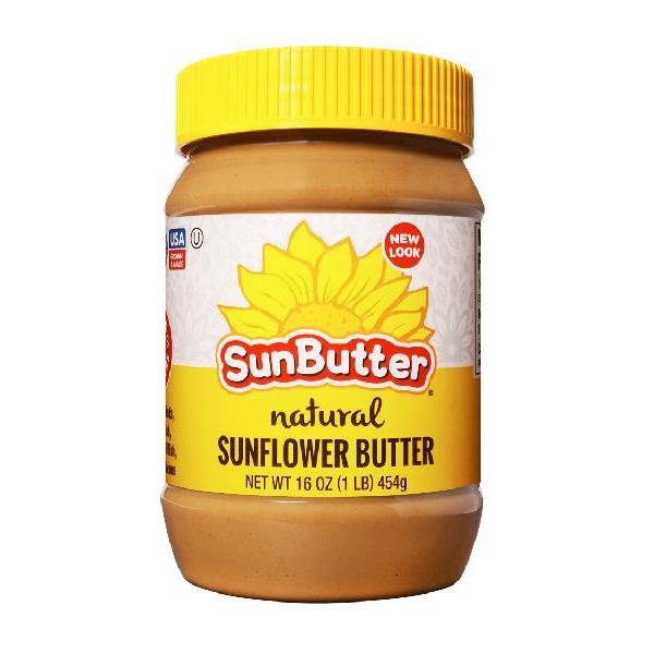 Sunbutter Spread Sunflower Seed Natural 1 Pound Each - 6 Per Case.