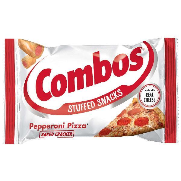 Combos Pepperoni Pizza Cracker Singles 1.7 Ounce Size - 216 Per Case.