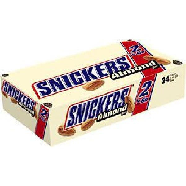 Snickers Almond King Size Piece 3.23 Ounce Size - 144 Per Case.