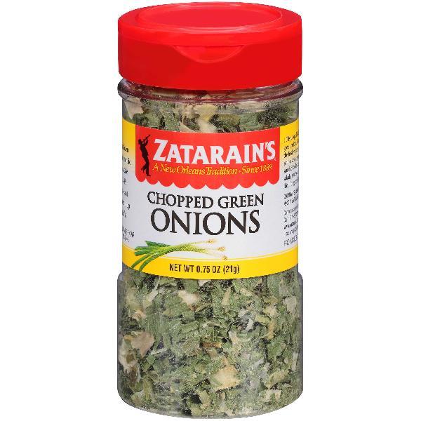 Zatarain's Chopped Green Onions 0.75 Ounce Size - 12 Per Case.