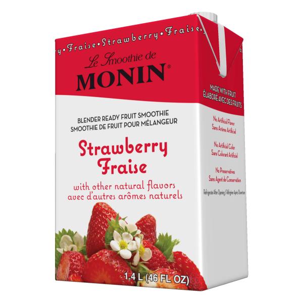 Monin Strawberry Smoothie 46 Fluid Ounce - 6 Per Case.