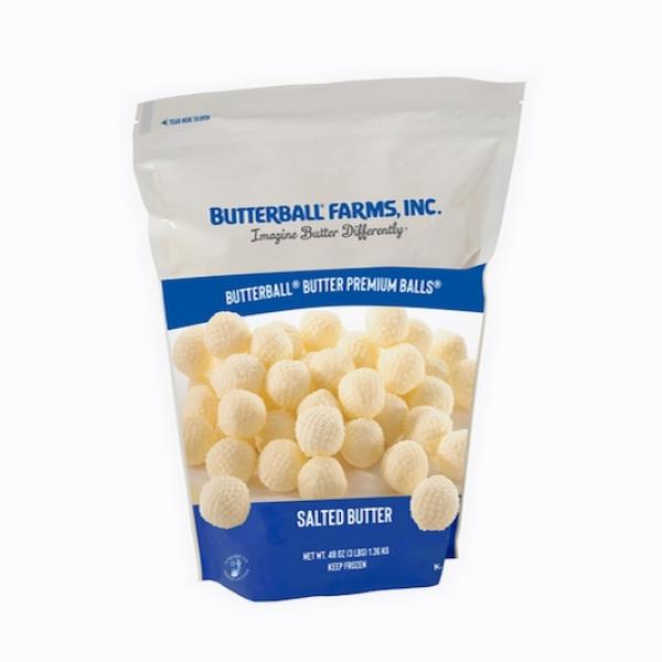 Butterball Premium Balls Salted 0.25 Ounce Size - 1152 Per Case.